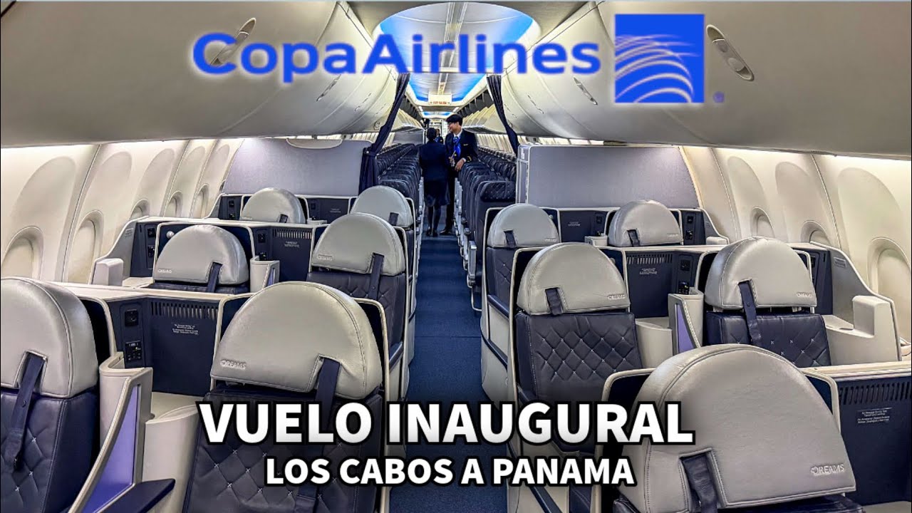 TRIP REPORT: Copa Airlines 737 MAX 9 (BUSINESS CLASS) | Vuelo inaugural LOS CABOS - PANAMA 4K