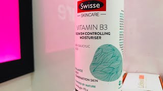 Swisse Vitamin B3 Blemish Controlling Moisture With Salicylic Acid || Oily To Combination Skin