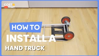 How to Install the  Portable Folding Hand Truck  | TH10038 #costway #howto