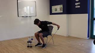 Seated Triceps Kickback