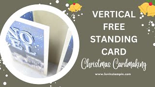 Vertical Standing Fun Fold Card - Free Project Sheet