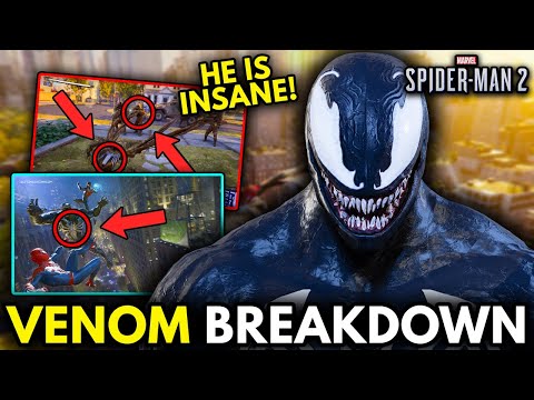 Marvel Spider-Man 2 Trailer Venom and Symbiote Suit Breakdown and