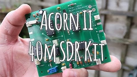 Acorn II 40m Software Defined Radio construction