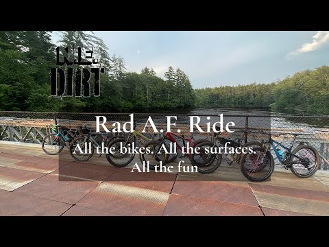 All the bikes. All the surfaces. All the FUN! Weekly Rad AF Ride