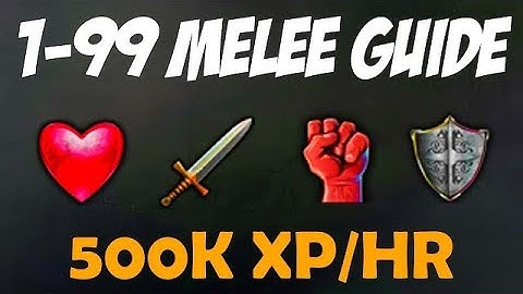 RS3 | RuneScape 3 | 1-99 Attack Melee Guide | 2024 |