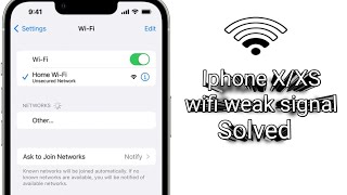 Iphone X/XS wifi and bluetooth poor signal solved