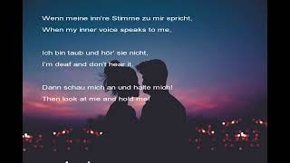 Du erinnerst mich an Liebe - Deutsch und Englisch Liedtext
