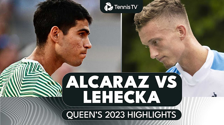 Carlos Alcaraz vs Jiri Lehecka Extended Highlights | Queen's 2023