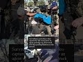 U.S. citizen confronting agents during a sweep is arrested