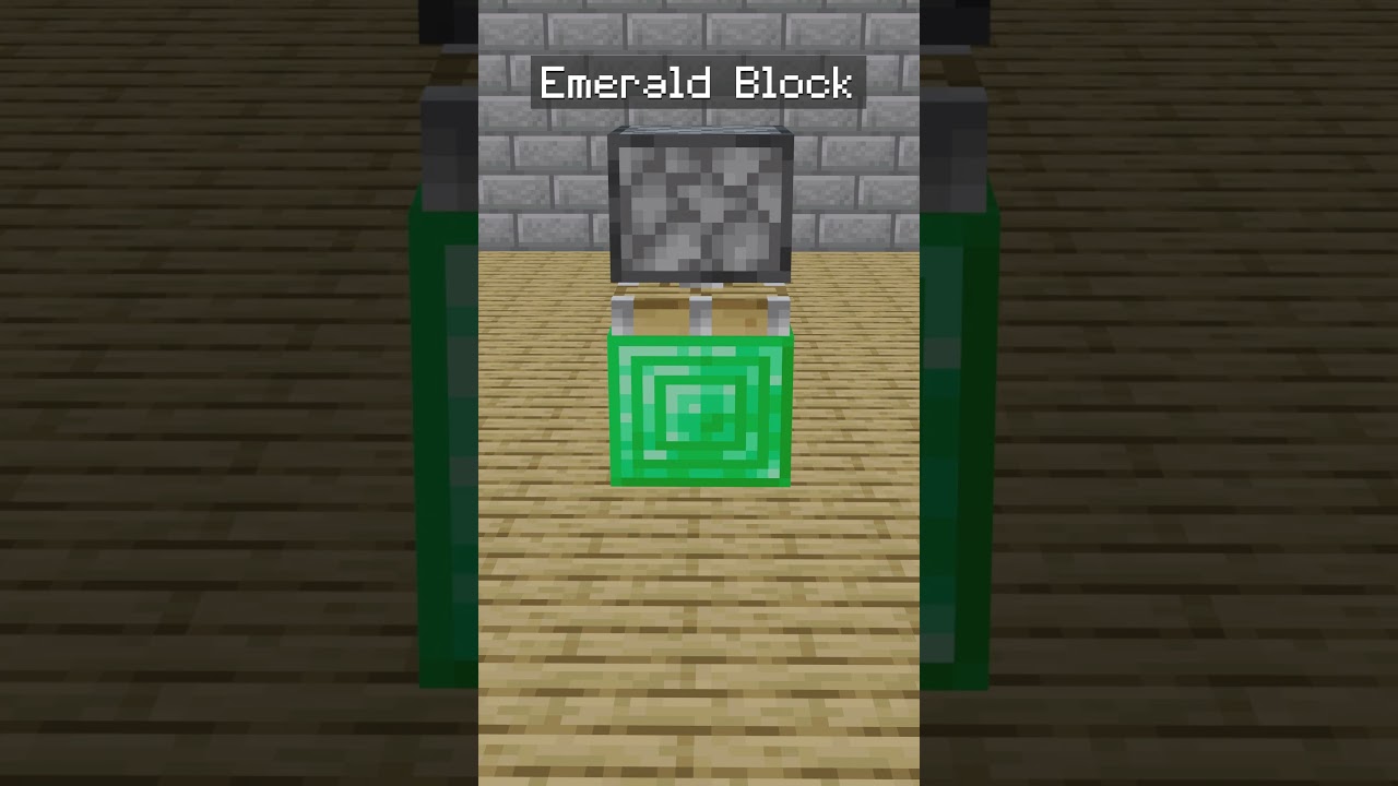 Minecraft Piston Crushing Objects Part 2 #shorts