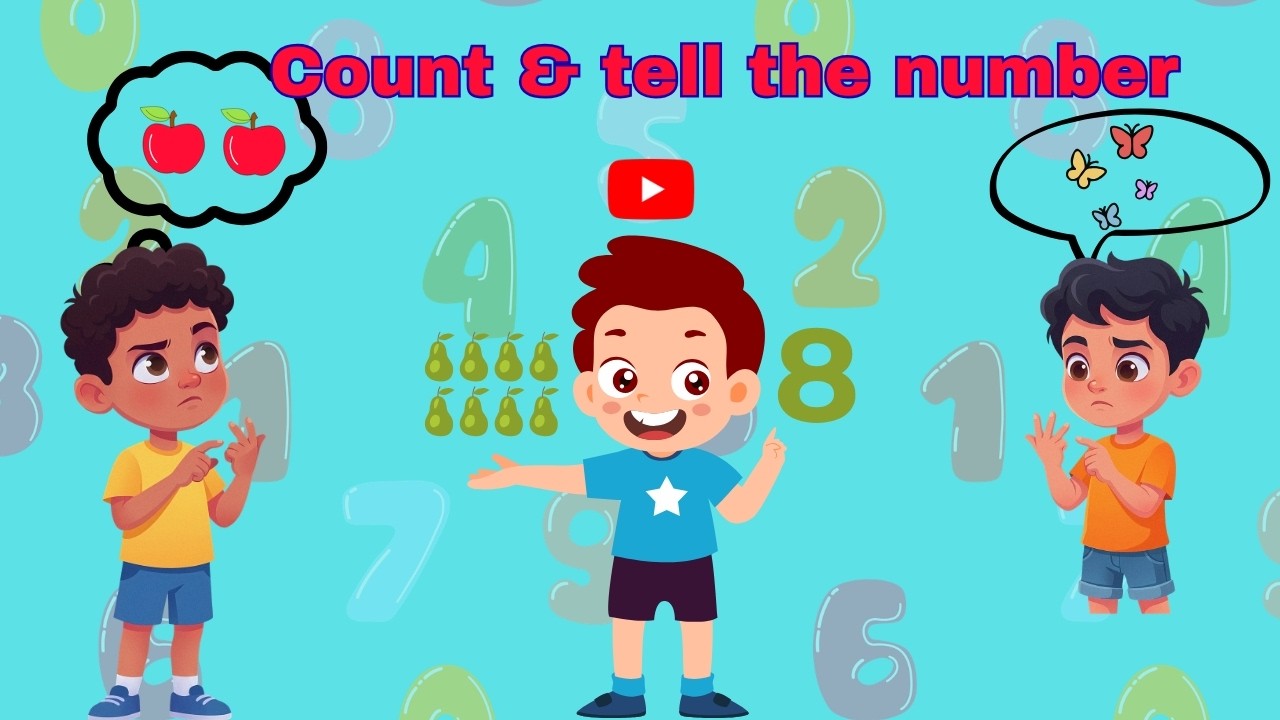 Count It If You Can! 👀🔢 | Fun Count & Tell Number Challenge for Smart Kids #education #learning