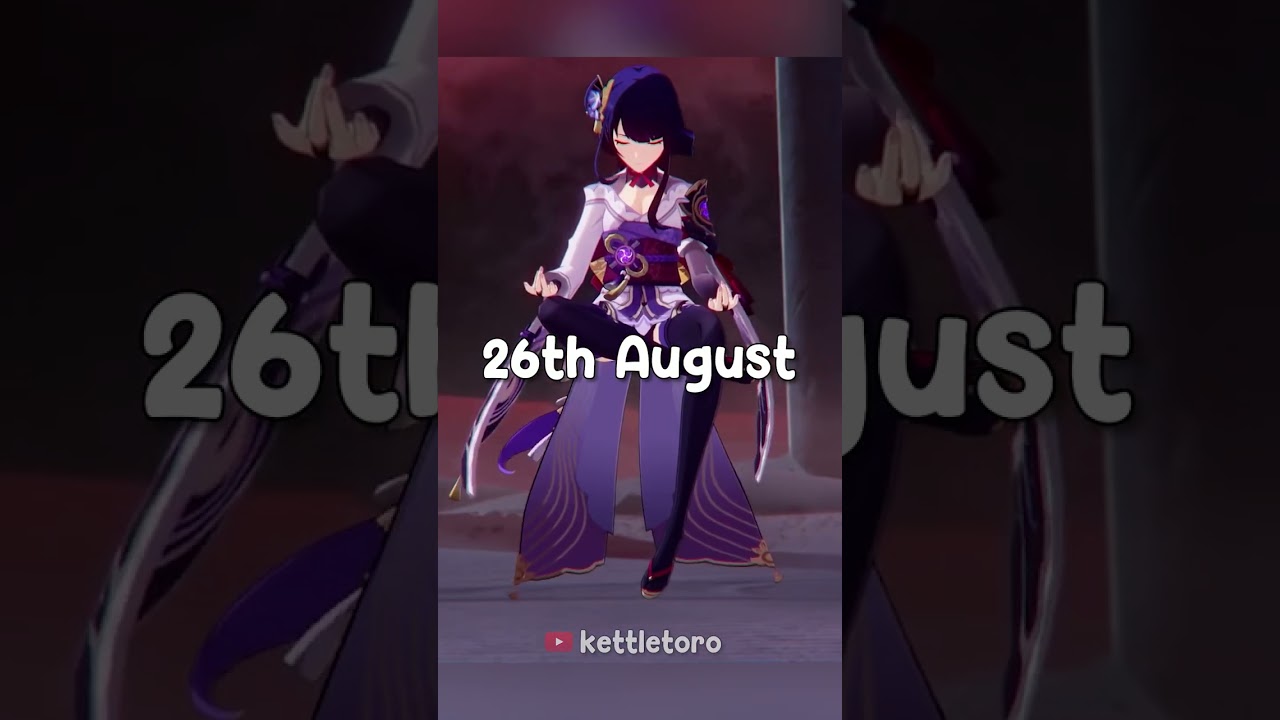 you SHARE a BIRTHDAY with THIS Genshin CHARACTER?