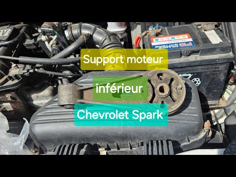 CHEVROLET SPARK, how to change the lower engine mount 💪