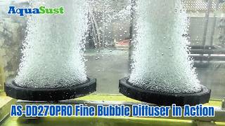 AS-DD270PRO Fine Bubble Diffuser in Action 💧🌊 | High-Efficiency Aeration Performance Test