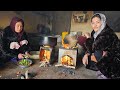 Cold winter days  cooking in the style of our village