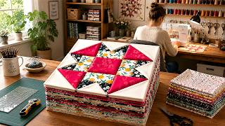 Easy Block With Eye-Catching Color Combinations // Modern Patchwork Tutorial For All