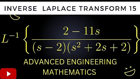 How To Solve Inverse Laplace transform Using Completing the Square
