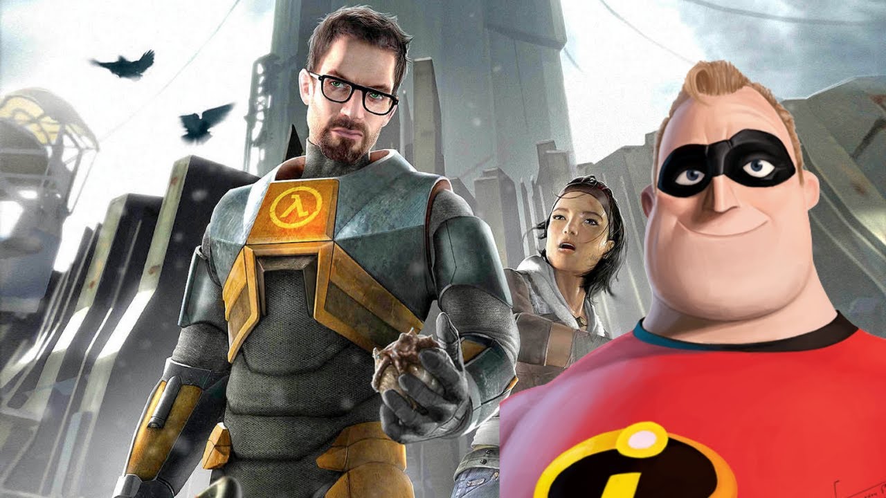 Mr Incredible becomes Half-Life characters
