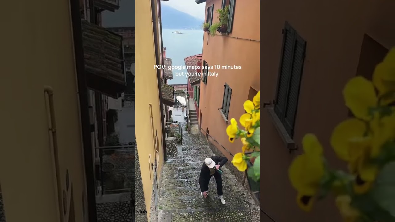 Stairs in Italy are no joke! 