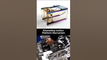 Alternating motion Platform Mechanism  #mechanism #mechanical #machine  #engineer #solidworks