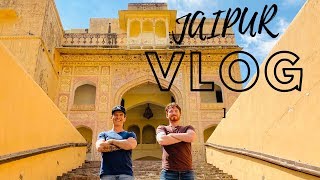 EXPLORING JAIPUR - TRAVEL VLOG & Rajasthan Food!!