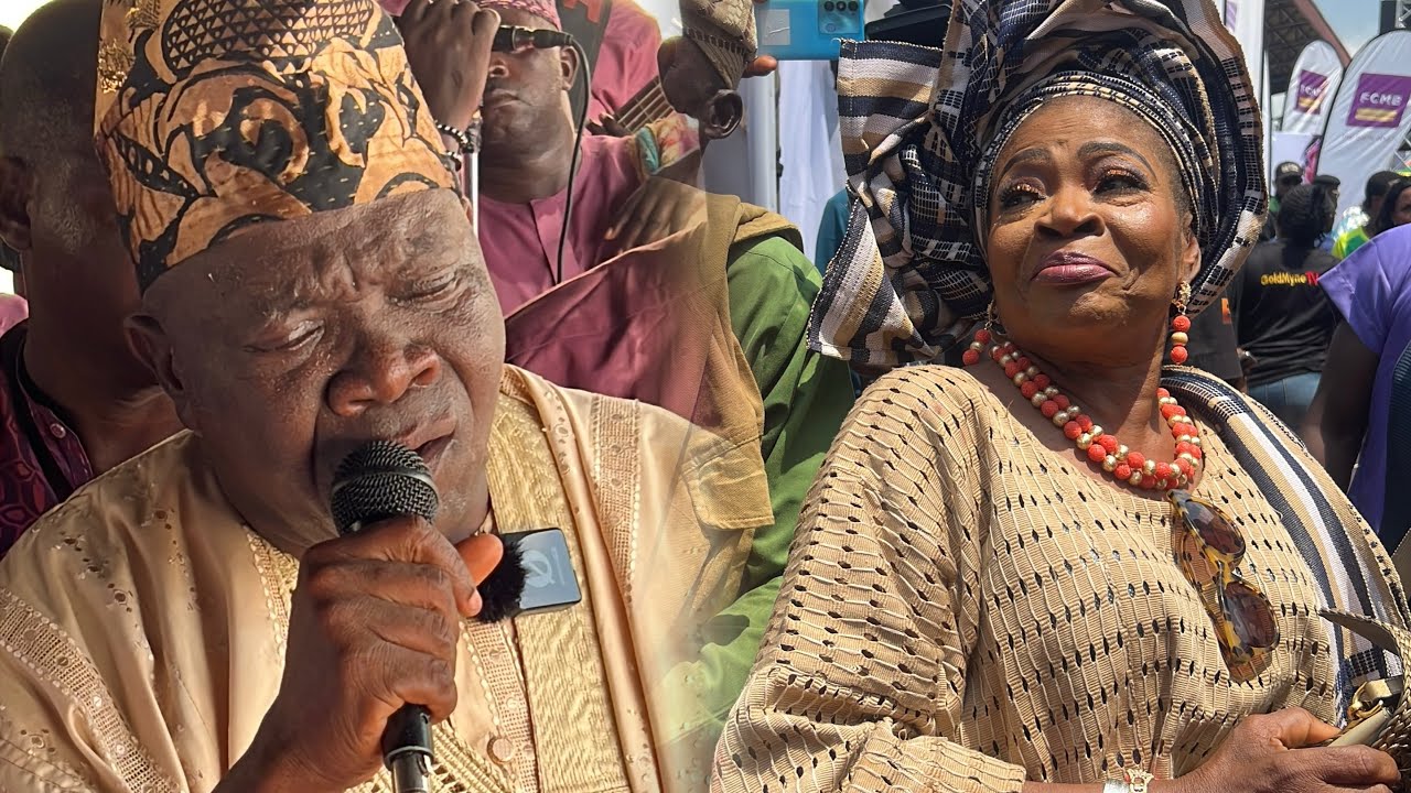 SALAWA ABENI LEGENDARY WAKA SINGER DANCES FOR MUSILIU ISHOLA AT OJUDE OBA 2025