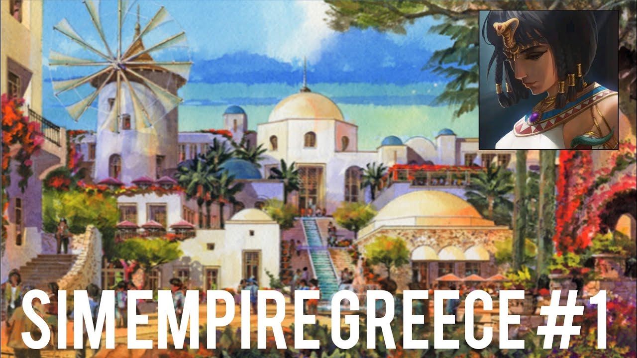 sim empire origins, Greece gamplay #1.