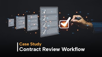 Contract Review Workflow with Reality Tech