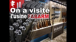 Visite usine Fabarm en Italie