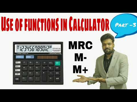 How to use Memory Buttons in Calculator