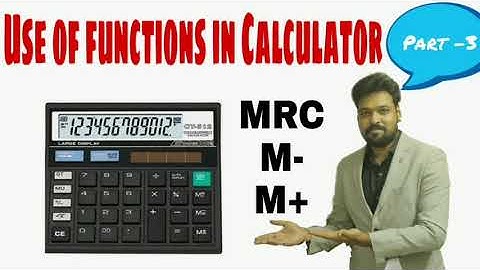 How to use Memory Buttons in Calculator
