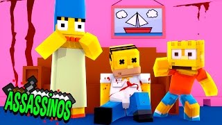 Minecraft: MORTE NOS SIMPSONS! (Assassinos)