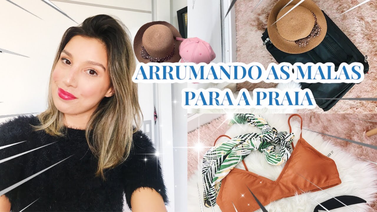 Arrumando as Malas para a Praia #viagemdedoisdias - YouTube