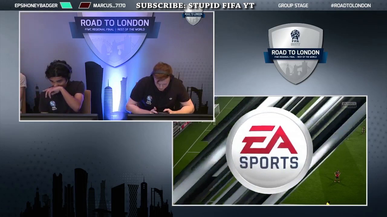 FIWC 2017 - EPSIHONEYBADGER VS MARCUS_7170 - REGIONAL - REST OF THE WORLD - KNOCKOUT STAGE - FIFA 17