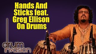 Hands And Sticks Feat Greg Ellison On Drums Bickram Ghosh Album Drum Invasion 