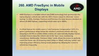 AMD #260 – AMD FreeSync in Mobile Displays