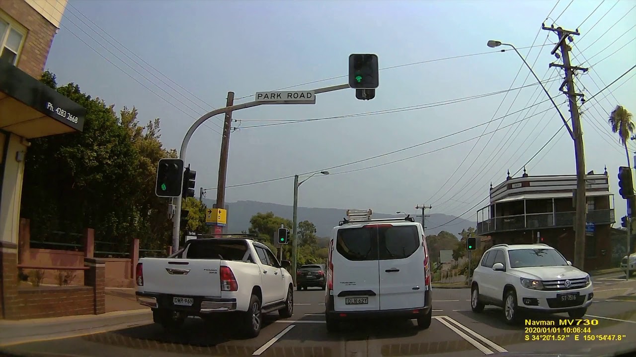 Realtime Driving Wollongong to Bald Hill Lookout