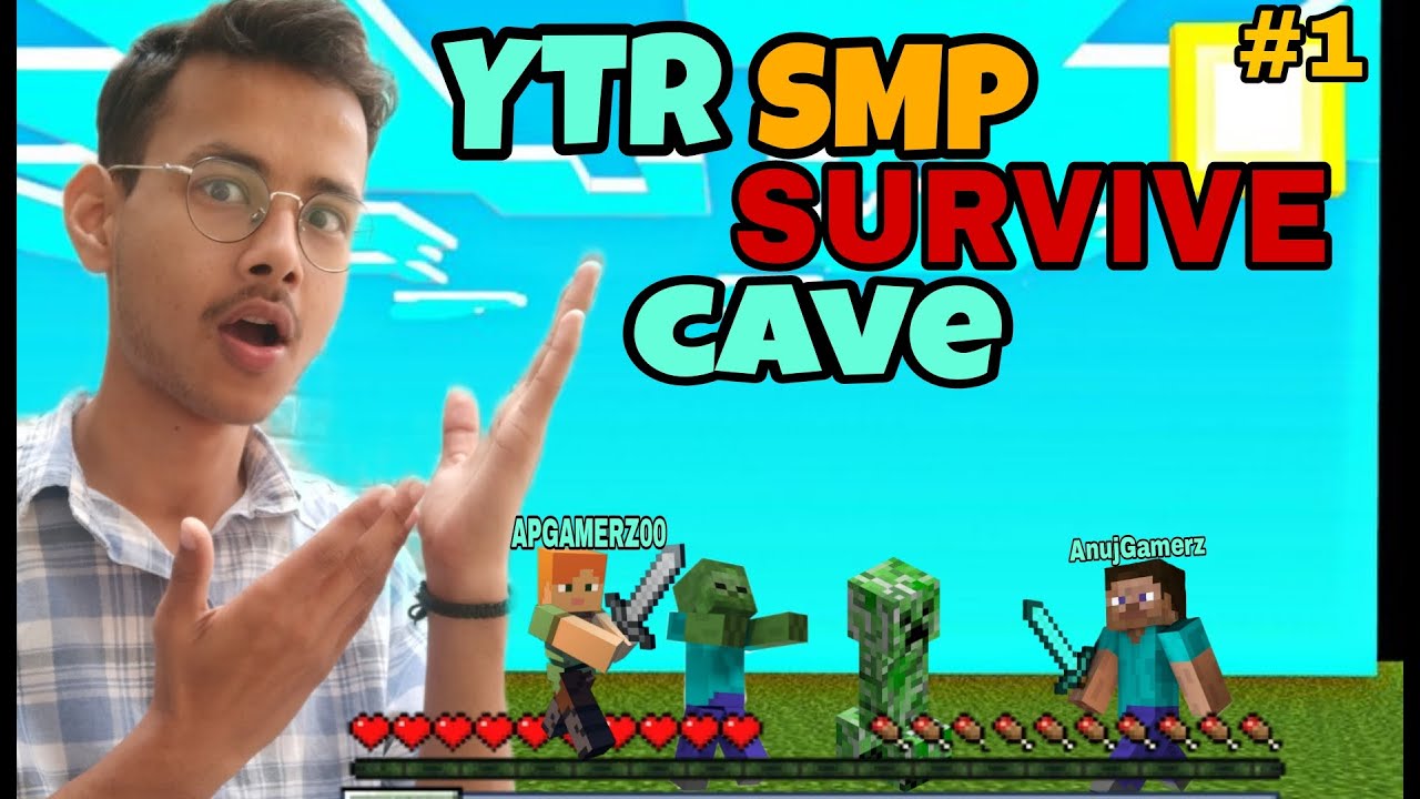 YTR SMP SURVIVE CAVE AND MINE THE DIAMOND | MINECRAFT | GAMEPLAY #1 ...