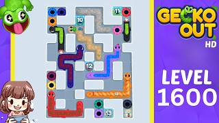 Gecko Out Level 1600 Solution Walkthrough