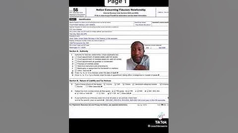 How to fill out the form 56 properly