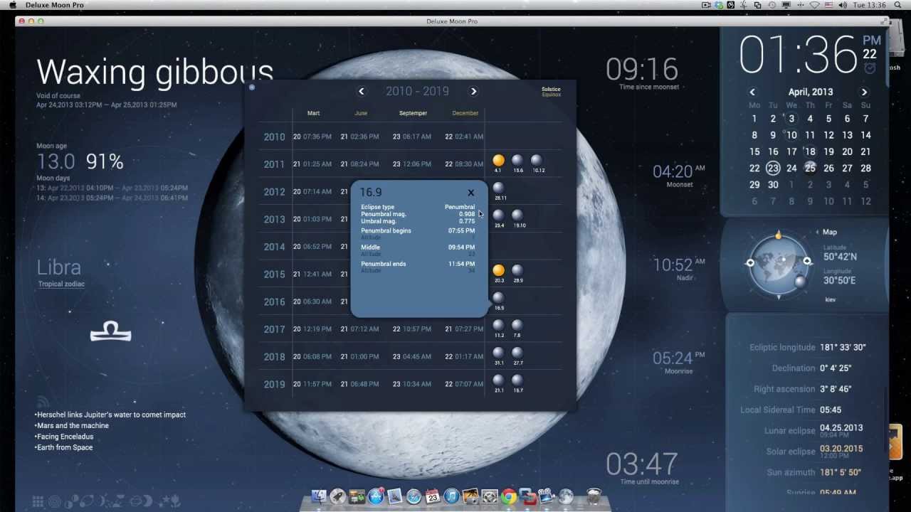 moon phase calendar for macbook moon phase calendar for macbook