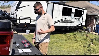 Ehaho Wireless Trailer Lights Magnetic Kit, Bluetooth LED Tow Lights with IP67 Waterproof, Fast Char