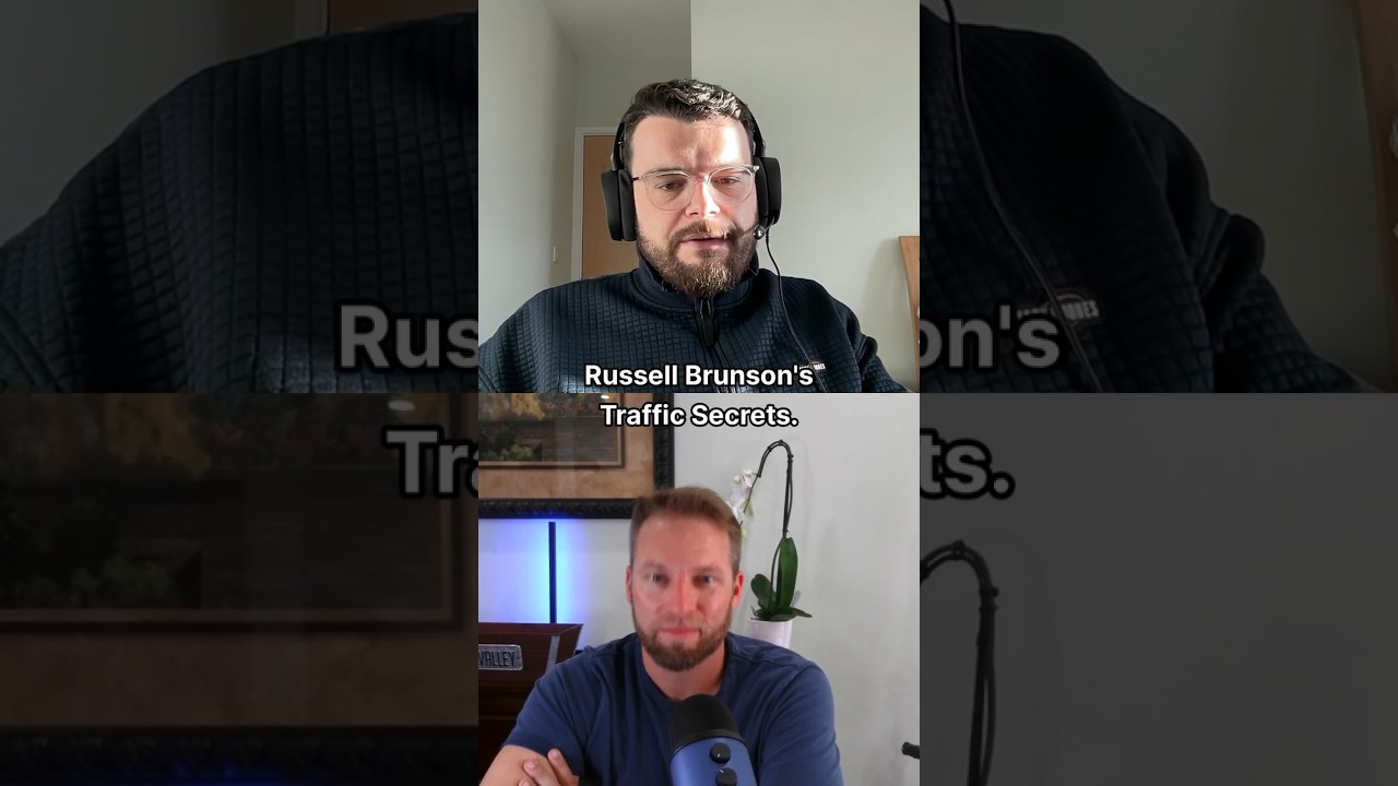Russell Brunson Traffic Secrets: from 0 followers to over 15k. 