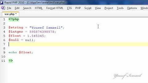 06 PHP Variables types.flv