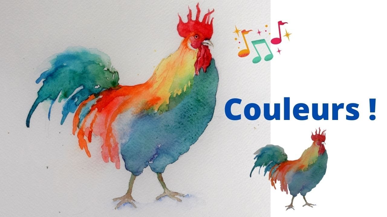 COMMENT PEINDRE A L'AQUARELLE AVEC DE BELLES COULEURS