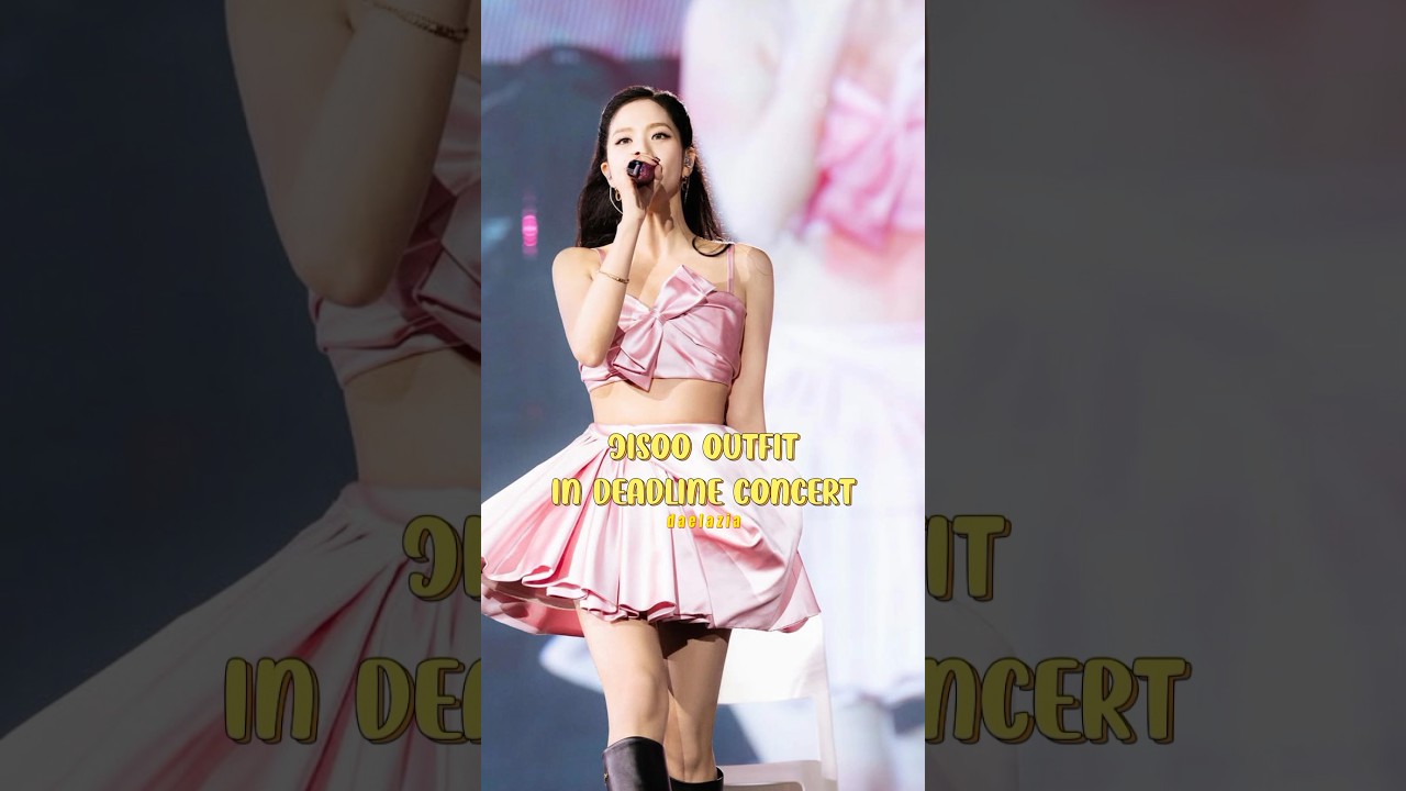 JISOO OUTFIT DEADLINE CONCERT #jisoo #blackpink #outfit #deadlineworldtour #블랙핑크 #YG #지수