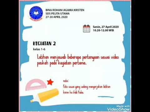 Kompilasi kelas 1-6 kegiatan BINA ROHANI AGAMA KRISTEN SDS PELITA UTAMA
