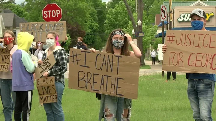 Central Wisconsin community holds protest after death of George Floyd