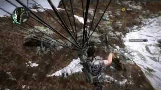 Just Cause 2: Climbing to highest point in game