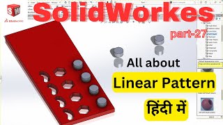 Mastering Solidworks 2021: Use Linear pattern like PRO | Solidworks full course zero to hero. Net Worth
